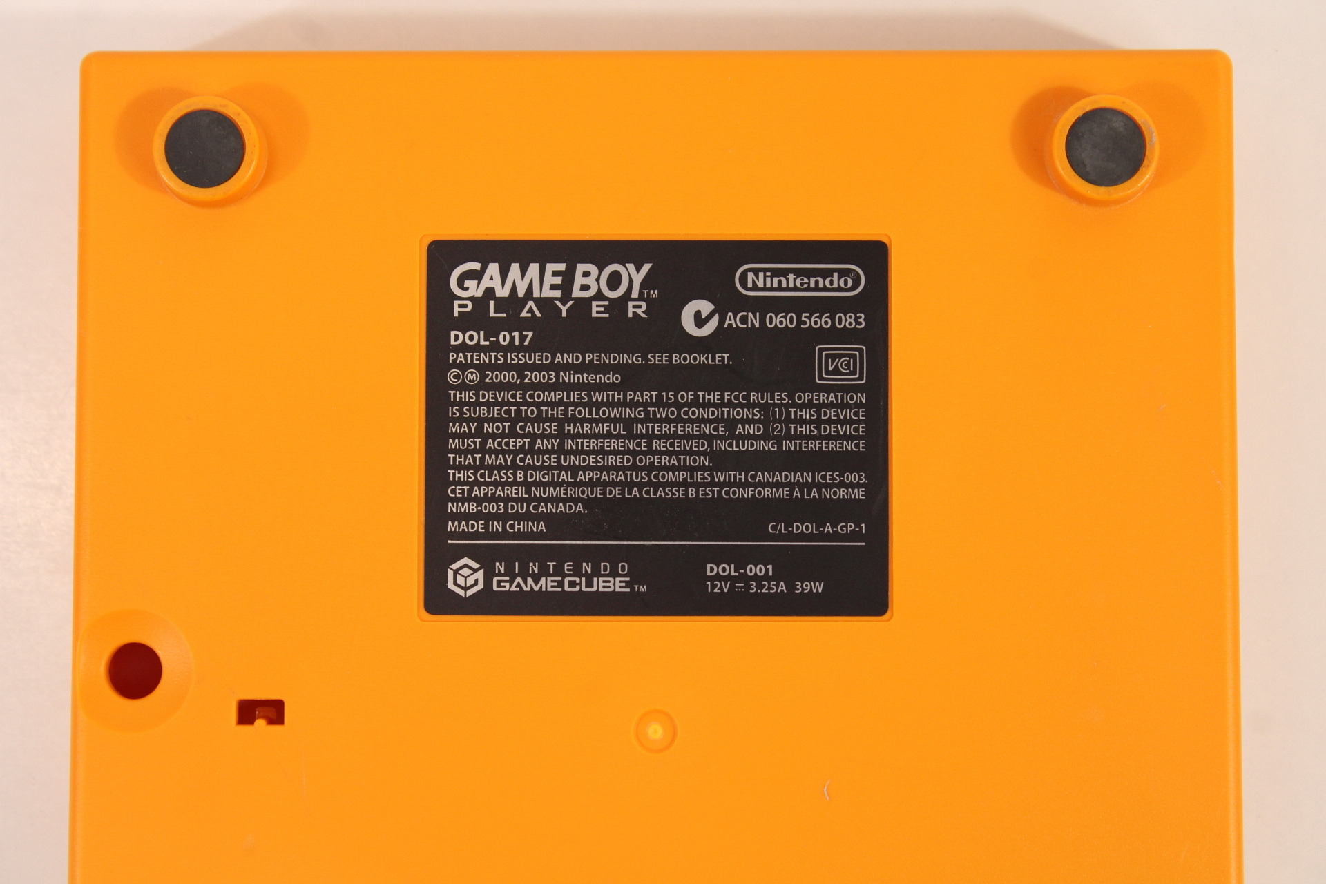 Nintendo GameCube Gameboy Player Shell Only Spice Orange (For Parts or Repair) Nintendo GameCube GC