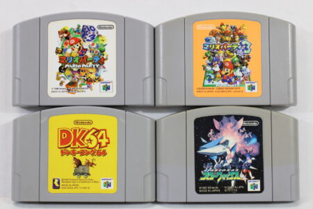 Lot of 4 Donkey Kong 64, Star Fox, Mario Party 1 & 3 (B) Nintendo 64 N64
