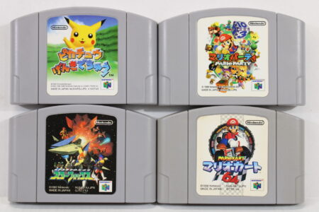 Lot of 4 Mario Kart 64, Star Fox, Mario Party Hey You Pikachu (B) Nintendo 64 N64