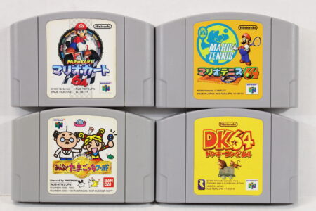 Lot of 4 Mario Kart 64 Mario Tennis Tamagotchi Donkey Kong 64 (B) Nintendo 64 N64
