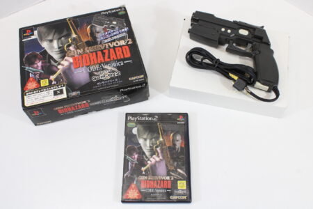 Boxed Namco NPC-106 GunCon 2 Light Gun Controller Gun Survivor 2 BioHazard Code: Veronica (B) PlayStation 2 PS2