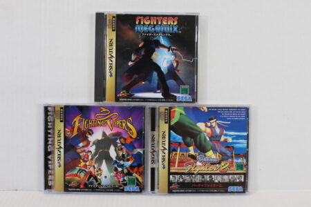 Lot of 3 Virtua Fighter 2 Fighters Megamix Fighting Vipers CIB (B) SEGA Saturn SS