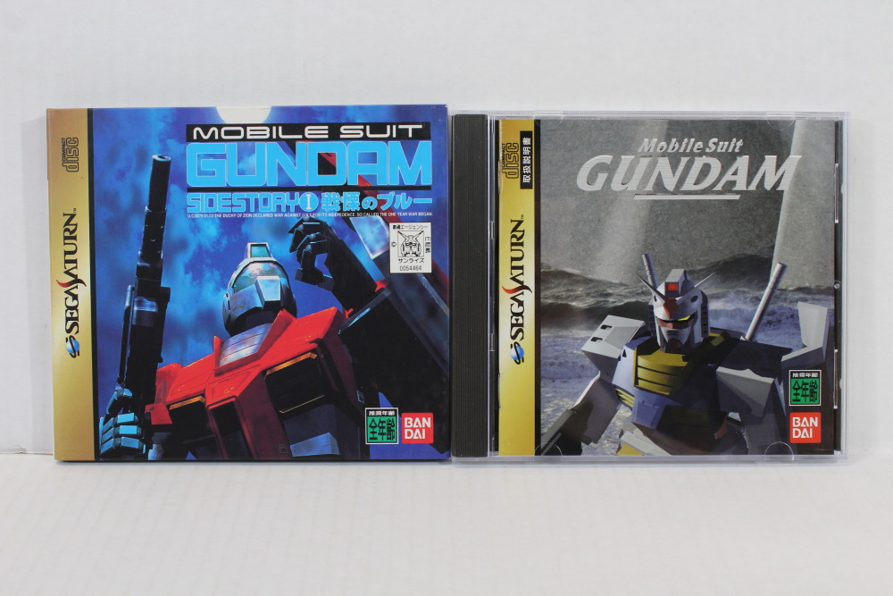 Lot of 2 Mobile Suit Gundam & Side Story 1 (B) SEGA Saturn SS