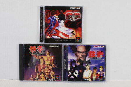 Lot of 3 Tekken 1 2 3 CIB (B) SONY PlayStation 1 PS1