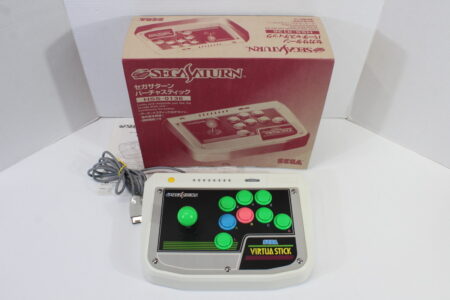Official Virtua Stick Arcade Controller Seimitsu Stick Mechanism HSS-0136 Boxed W/ Manual (A) SEGA Saturn SS