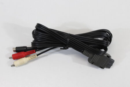 Official Nintendo S-Video Cable OEM Gray Plug for Super Famicom / Nintendo 64 / GameCube SFC (B)