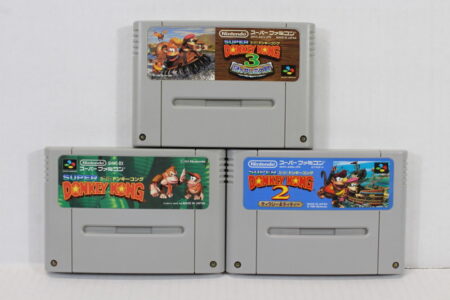 Lot of 3 Super Donkey Kong Country 1 2 3 (B) Nintendo Super Famicom SFC