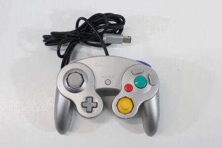 Official Nintendo Gamecube T3 OEM Controller Platinum Silver GC (C Cord Damage) Nintendo GameCube GC