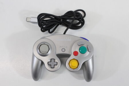 Official Nintendo Gamecube Controller Platinum Silver (C Cosmetic Wears) Nintendo GameCube GC