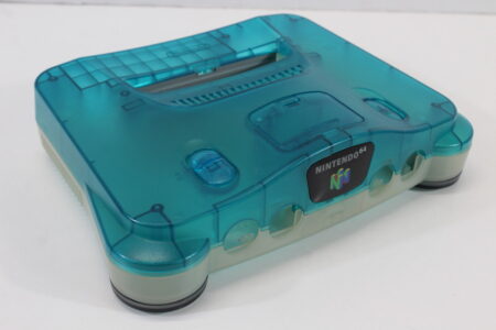 Nintendo 64 Toys R' Us Limited Clear Blue x Clear Console OEM Replacement Shell (C Cosmetic Damage) Nintendo 64 N64