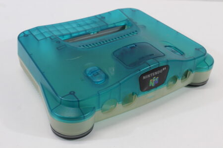 Nintendo 64 Toys R' Us Limited Clear Blue x Clear Console OEM Replacement Shell (C Cosmetic Damage) Nintendo 64 N64