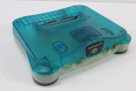 Nintendo 64 Toys R' Us Limited Clear Blue x Clear Console OEM Replacement Shell (C Cosmetic Damage) Nintendo 64 N64