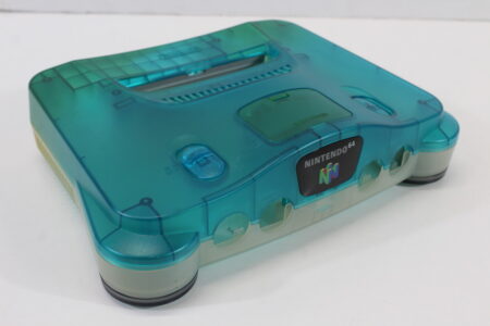 Nintendo 64 Toys R' Us Limited Clear Blue x Clear Console OEM Replacement Shell (C Discolored) Nintendo 64 N64