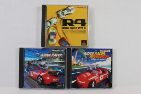 Lot of 3 Ridge Racer & Revolution & Type 4 R4 CIB (B) SONY PlayStation 1 PS1