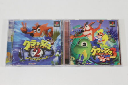 Lot of 2 Crash Bandicoot 2 & 3 CIB (B) SONY PlayStation 1 PS1