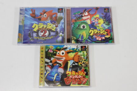 Lot of 3 Crash Bandicoot 2 3 Racing CIB (B) SONY PlayStation 1 PS1