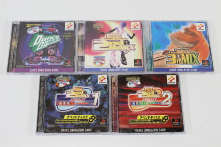Lot of 5 Dance Dance Revolution 1 2ndReMIX Append Club Version Vol 1 & 2 3rdMix CIB (B) SONY PlayStation 1 PS1