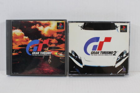 Lot of 2 Gran Turismo 1 & 2 CIB (B) SONY PlayStation 1 PS1