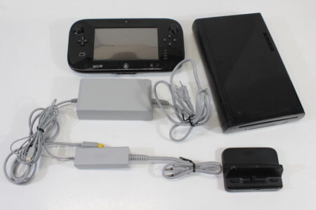 Nintendo Wii U Black Console 32GB WUP-101(01) Gamepad WUP-010 Charger WUP-011(JPN) AC Adapter WUP-002(JPN) Gamepad Stand WUP-014 (B) Nintendo Wii U