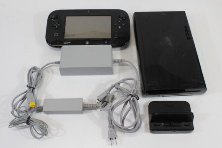 Nintendo Wii U Black Console 32GB WUP-101(01) Gamepad WUP-010 Charger WUP-011(JPN) AC Adapter WUP-002(JPN) Gamepad Stand WUP-014 (B) Nintendo Wii U
