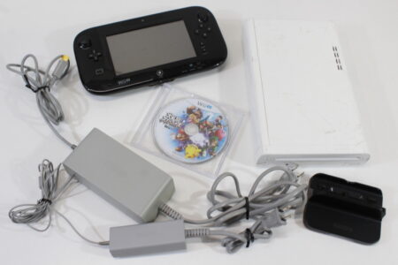 Nintendo Wii U Black Console 32GB WUP-101(01) Gamepad WUP-010 Charger WUP-011(JPN) AC Adapter WUP-002(JPN) Gamepad Stand WUP-014 W/ Super Smash Bros. for Wii U(B) Nintendo Wii U