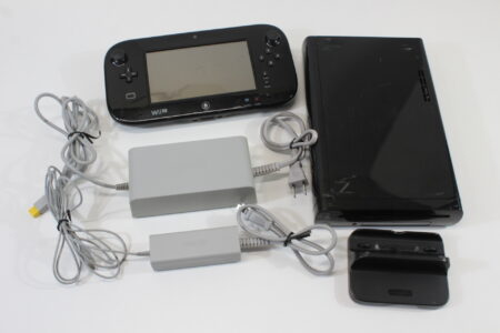 Nintendo Wii U Black Console 32GB WUP-101(01) Gamepad WUP-010 Charger WUP-011(JPN) AC Adapter WUP-002(JPN) Gamepad Stand WUP-014(B) Nintendo Wii U