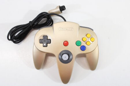 Official Nintendo 64 Controller Toys 'R Us Limited Gold  8/10 Tight N64 (B)