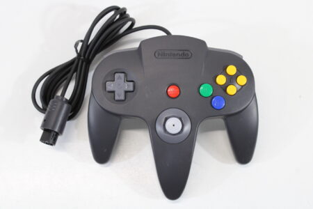 Official Nintendo 64 Controller Black x Gray 7/10 Tight Stick (B) Nintendo 64 N64
