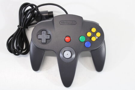 Official Nintendo 64 Controller Black x Gray 7/10 Tight Stick (B) Nintendo 64 N64