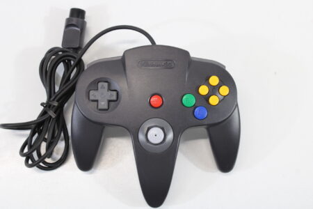 Official Nintendo 64 Controller Black x Gray 9/10 Tight Stick (B) Nintendo 64 N64