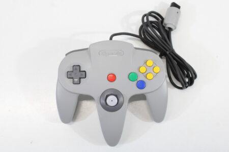 Official Nintendo 64 Controller Gray 8/10 Tight OEM Stick N64 (B)