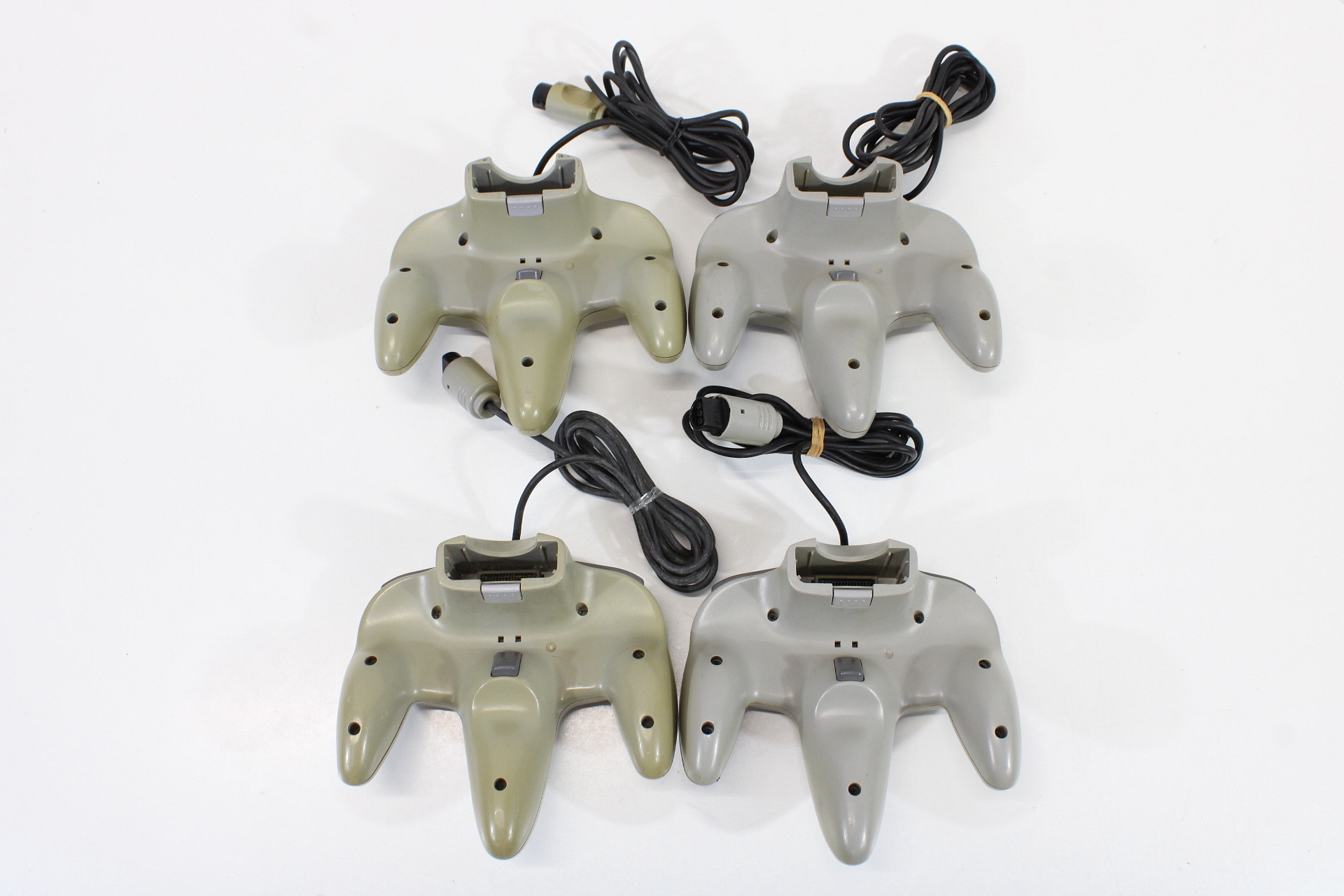 Lot of 4 Official Nintendo 64 Controller Loose Stick (UNTESTED AS IS) N64