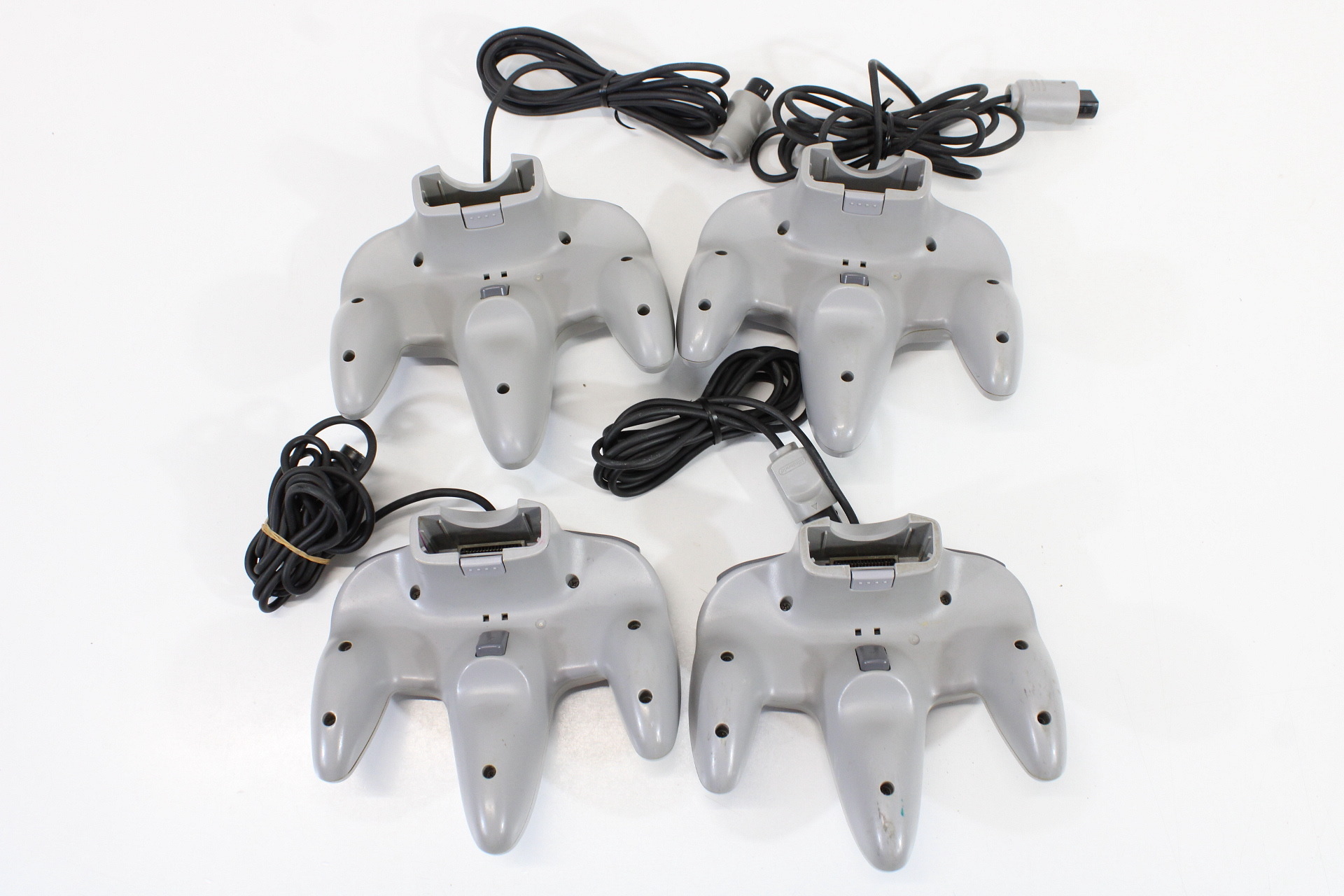 Lot of 4 Official Nintendo 64 Controller Loose Stick (UNTESTED AS IS) N64