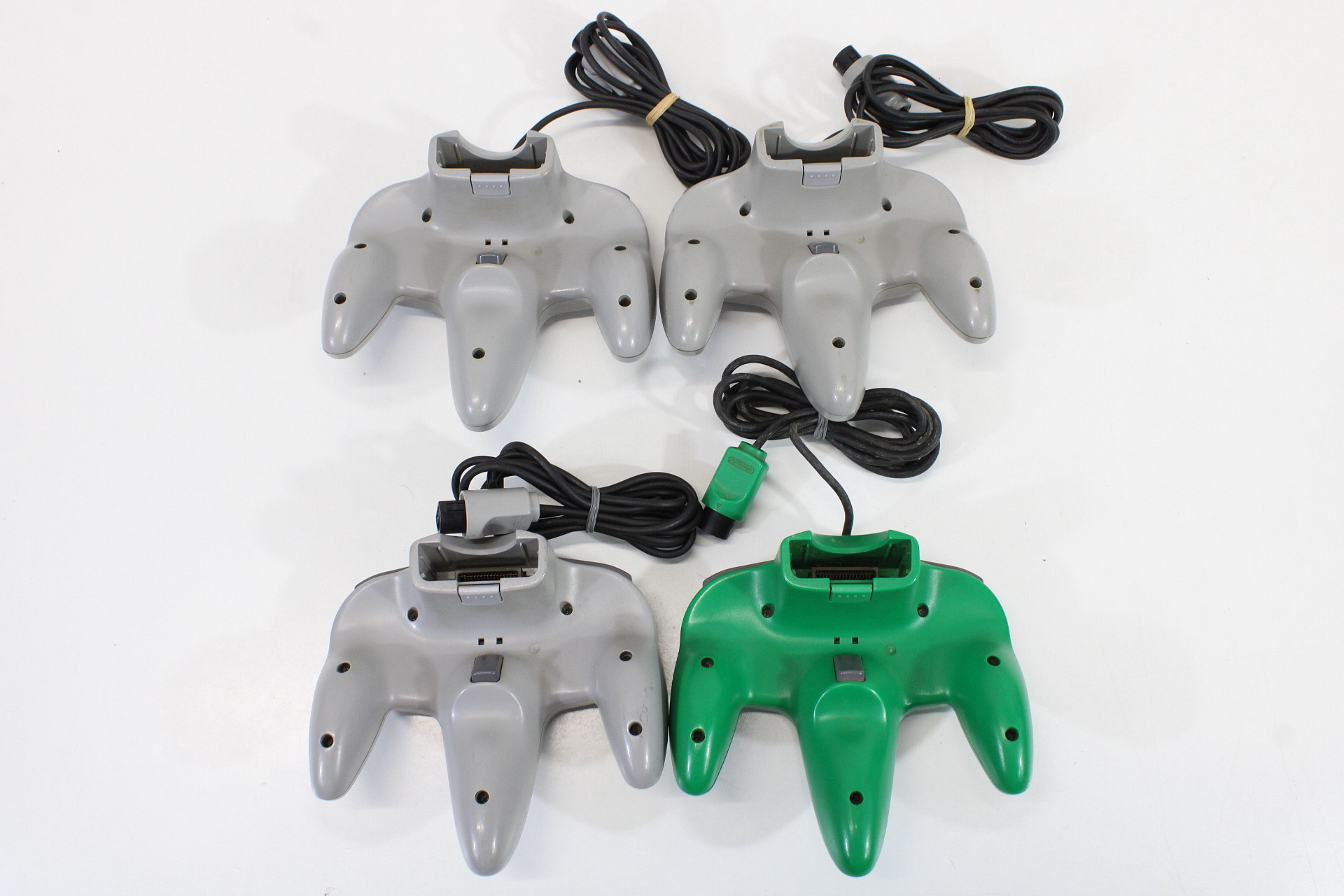 Lot of 4 Official Nintendo 64 Controller Loose Stick (UNTESTED AS IS) N64