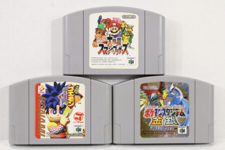Lot of 3 Super Smash Bros Goemon Pokemon Stadium Gold Silver (B) Nintendo 64 N64