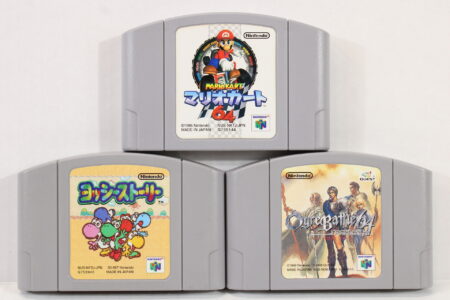 Lot of 3 Mario Kart 64 Yoshi Story Ogre Battle (C Cosmetic Wear) Nintendo 64 N64