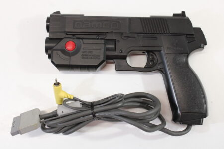 Namco NPC-103 GunCon Light Gun Controller Playstation PS1 / 1 PS2 / 2 (C Chew Marks)