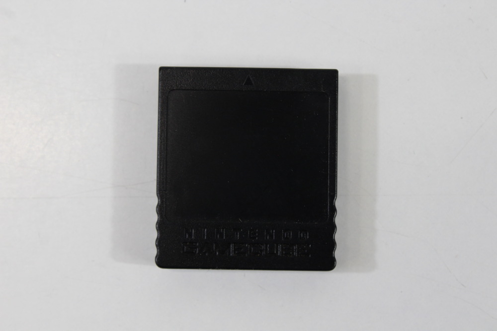 Official Nintendo GameCube Black Memory Card 251 Blocks OEM DOL-014 (A)