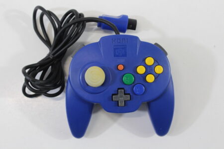 Hori Pad Mini Nintendo 64 Controller Blue N64 (C Cosmetic Wears Discolored)