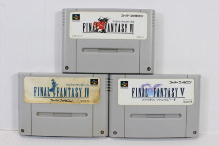 Lot of 3 Final Fantasy IV V VI 4 5 6 (B) Nintendo Super Famicom SFC