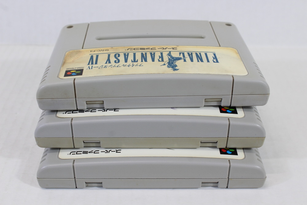 Lot of 3 Final Fantasy IV V VI 4 5 6 (B) Nintendo Super Famicom SFC
