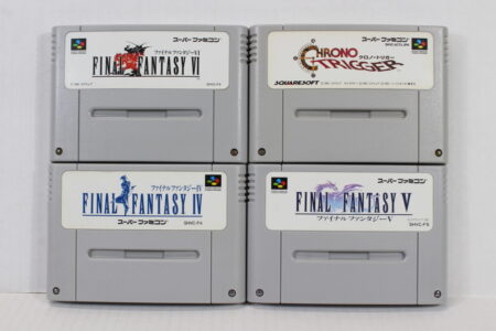 Lot of 4 Final Fantasy 4 5 6 IV V VI & Chrono Trigger (B) Nintendo Super Famicom SFC