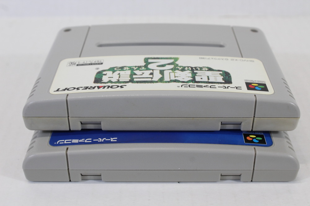 Lot of 2 Seiken Densetsu 2 & 3 (B) Nintendo Super Famicom SFC