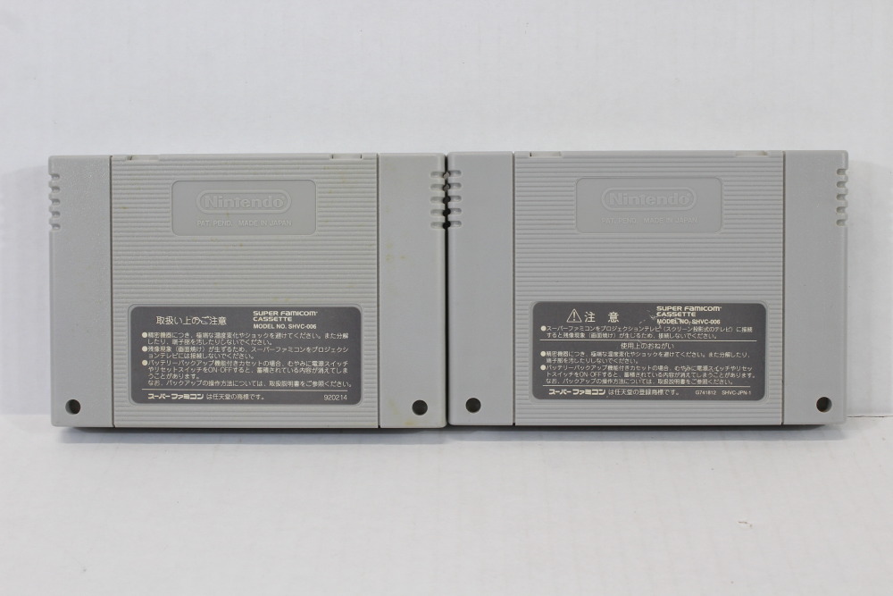 Lot of 2 ZERO4 CHAMP RR & RR Z (B) Nintendo Super Famicom SFC