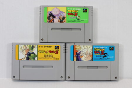 Lot of 3 Dragon Ball Z Super Butouden 1 2 3 (B) Nintendo Super Famicom SFC
