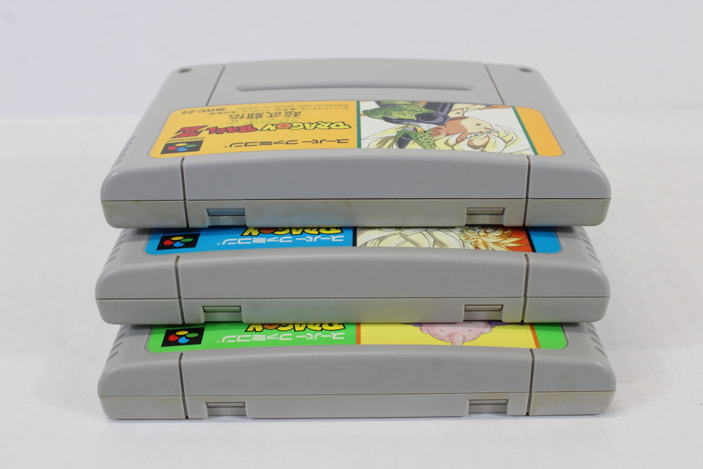 Lot of 3 Dragon Ball Z Super Butouden 1 2 3 (B) Nintendo Super Famicom SFC