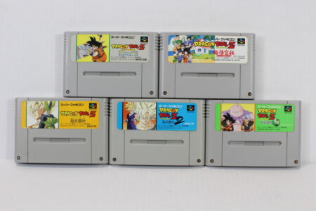 Lot of 5 Dragon Ball Z Super Butouden 1 2 3 Saiyan Densetsu Goku Den (B) Nintendo Super Famicom SFC