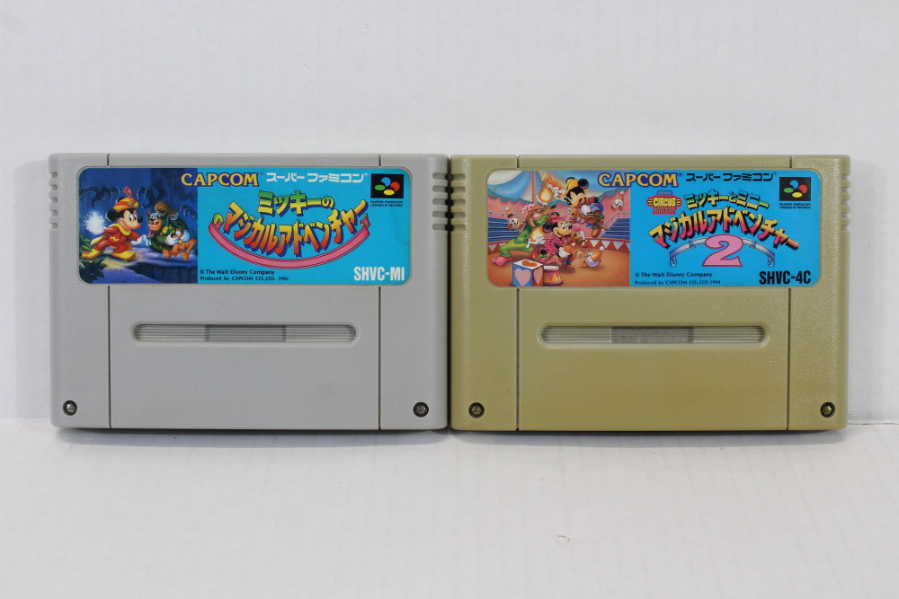 Magical Quest Starring Mickey Mouse Adventure 1 & Minnie 2 (C) Nintendo Super Famicom SFC