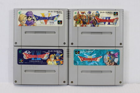 Lot of 4 Dragon Quest 1 2 3 5 6 I II III V VI (B) Nintendo Super Famicom SFC