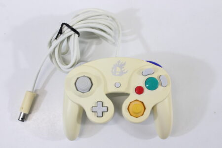 Official Nintendo Gamecube OEM T3 Controller Super Smash Bros White (B Discolored) Nintendo GameCube GC
